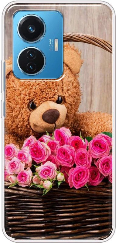 Casemaker Back Cover for Vivo T1 44W  (Multicolor, Grip Case, Silicon, Pack of: 1)