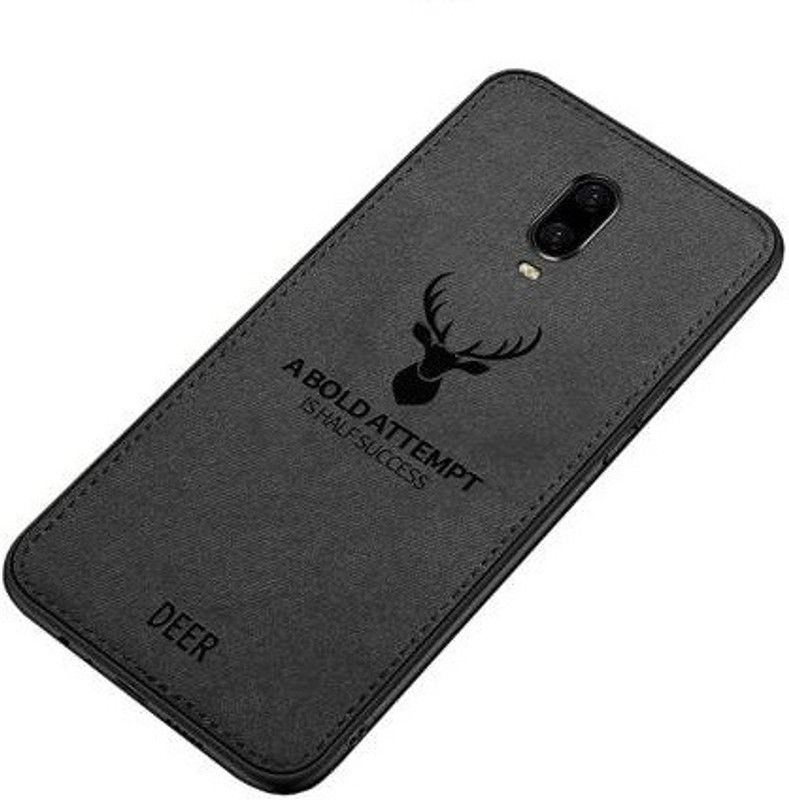 Sajni Creations Back Cover for OnePlus 6  (Black, Pack of: 1)