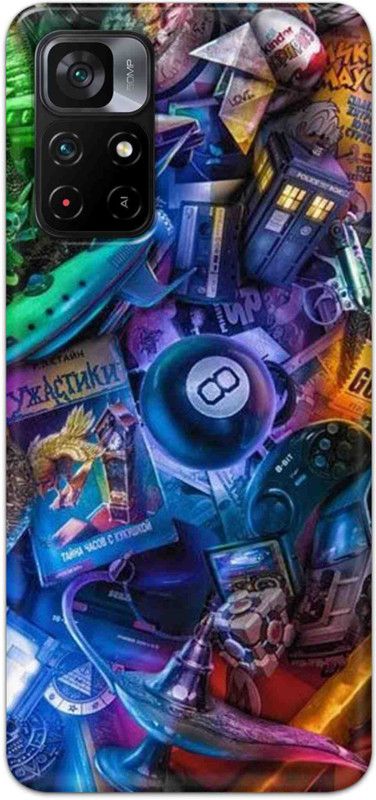 NDCOM Back Cover for POCO M4 Pro 5G Loot Box Printed  (Multicolor, Hard Case, Pack of: 1)