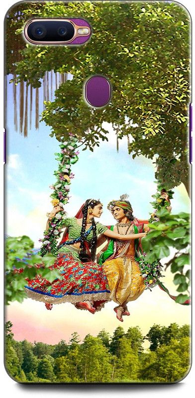 KEYCENT Back Cover for OPPO F9 Pro, CPH1823 RADHA KRISHNA, LORD, KANHIYA, KRISHANJI, GOD  (Multicolor, Shock Proof, Pack of: 1)