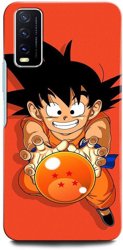 GRAFIQE Back Cover for Vivo Y20i V2027 GOKU, DRAGONBALLZ, ANIME, SUPERSAIYAN  (Multicolor, Shock Proof, Pack of: 1)