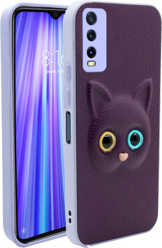 Mobile Mart Back Cover for Vivo Y20, VIVO Y20i, VIVO Y20G, VIVO Y20S, VIVO Y12G, VIVO Y20T, VIVO Y20A  (Purple, Grip Case)