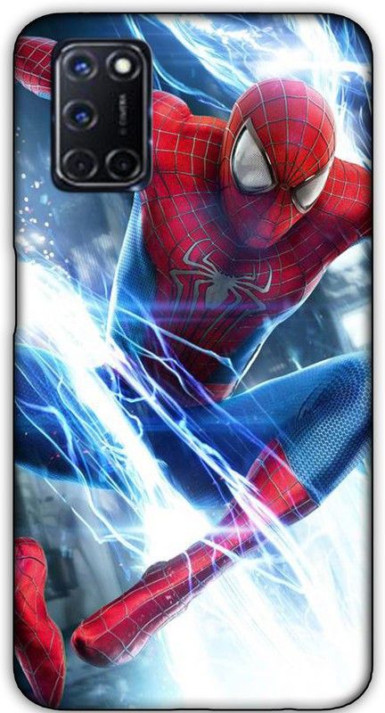 artocus Back Cover for OPPO A52, OPPO A52 Spiderman Printed Back Cover  (Multicolor, Hard Case)
