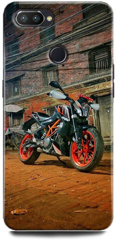 FIKORA Back Cover for OPPO F9/CPH1881 KTM DUKE PRINTED  (Multicolor, Hard Case, Pack of: 1)