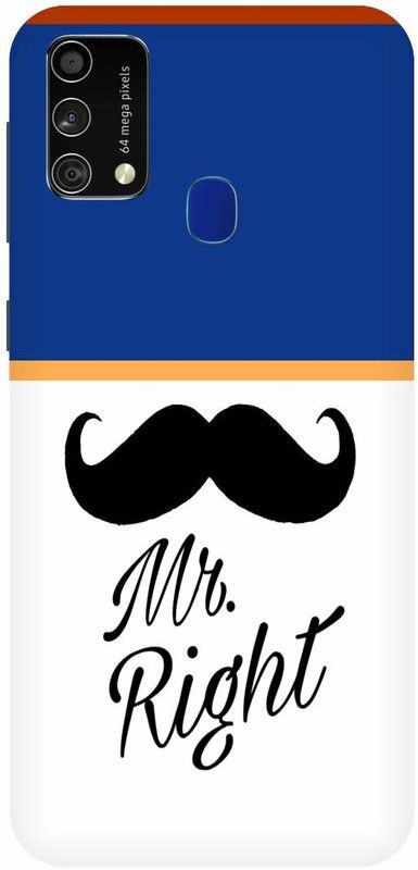 THE NARAYANA COLLECTIONS Back Cover for SAMSUNG GALAXY F41-MOUTCH,MUCH,BEARD,DADHI,MUSTACHE  (Multicolor, Hard Case, Pack of: 1)