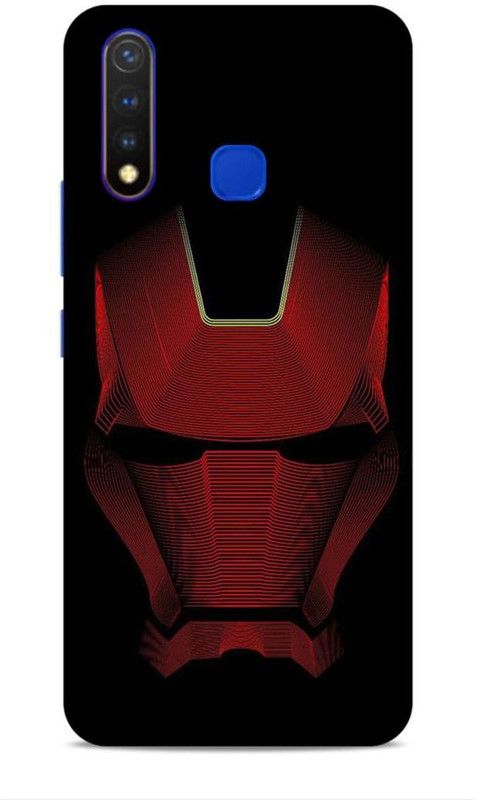 Printastic Back Cover for Vivo Y19  (Black, Red)