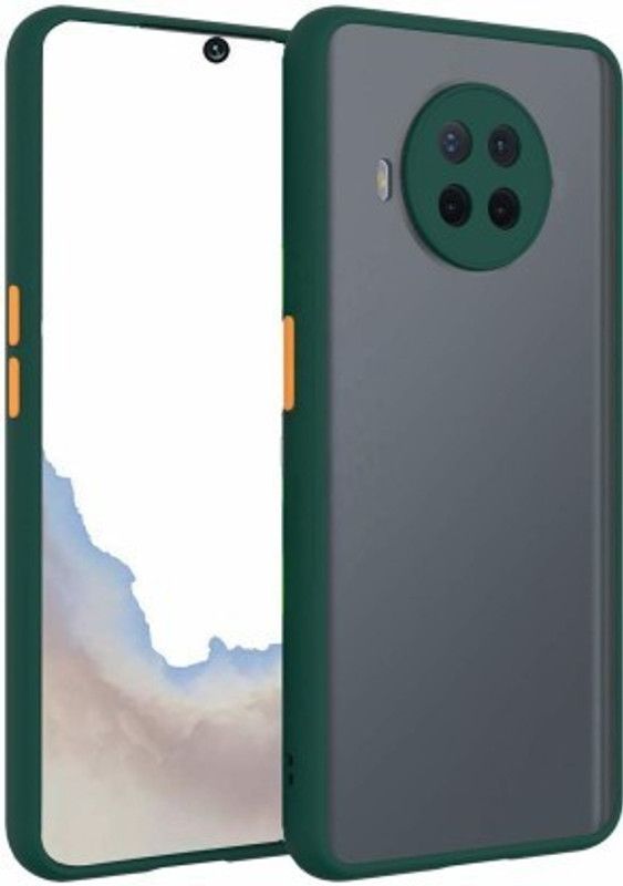 Cermarise Back Cover for Mi 10t Lite  (Green, Camera Bump Protector, Pack of: 1)