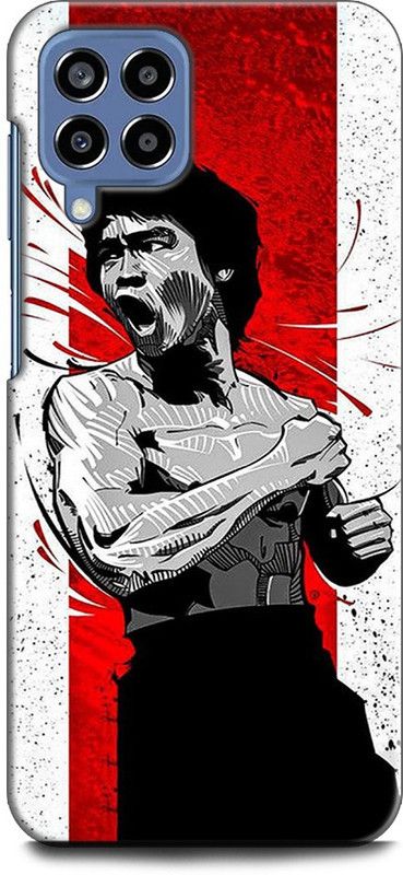 WallCraft Back Cover for SAMSUNG Galaxy M53 5G BRUCE LEE, LEGEND, PIC ART, SUPERHERO  (Multicolor, Dual Protection, Pack of: 1)