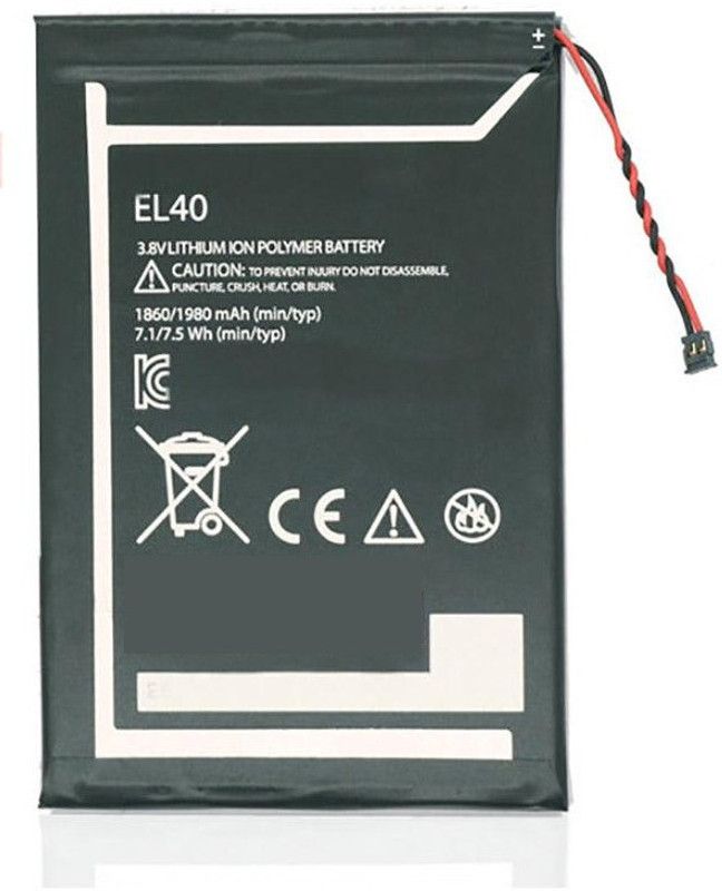SUPERCART Mobile Battery For Motorola Moto E EL40 XT1019 XT830C XT1021 3 Month Warranty