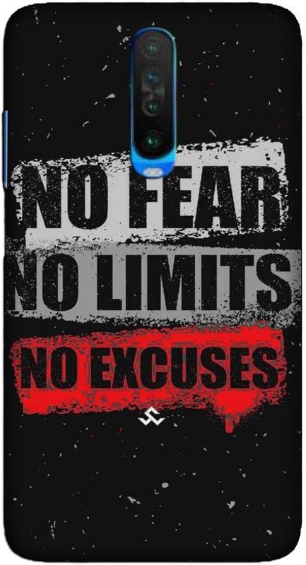 CROKIAN Back Cover for POCO X2 Attitude line Back Cover  (Multicolor, Hard Case, Pack of: 1)