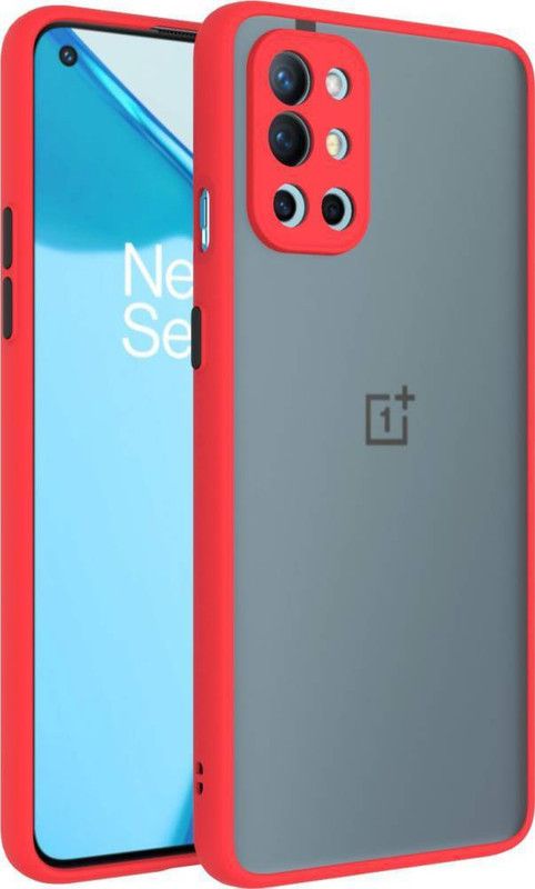 AOnes Back Cover for Oneplus 8T  (Red, Cases with Holder, Pack of: 1)