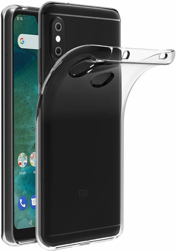 forcho Back Cover for Xiaomi Mi A2 Lite/Redmi 6 Pro Bumper Transparent Back Cover  (Transparent, Flexible, Silicon, Pack of: 1)