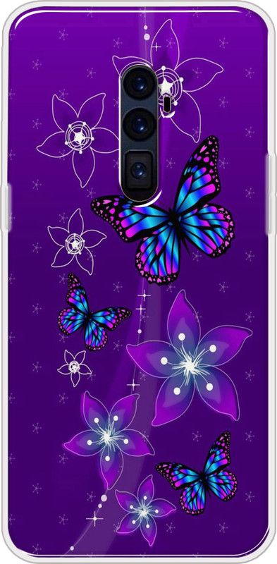 Appcityprint Back Cover for Oppo Reno 10x Zoom  (Purple, Grip Case, Silicon, Pack of: 1)