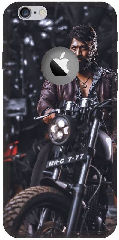 BYXIS Back Cover for iphone 6 cut KGF, kgf, rocky, kgf movie, Bike, Rocky bhai, kgf2  (Multicolor, Shock Proof, Pack of: 1)