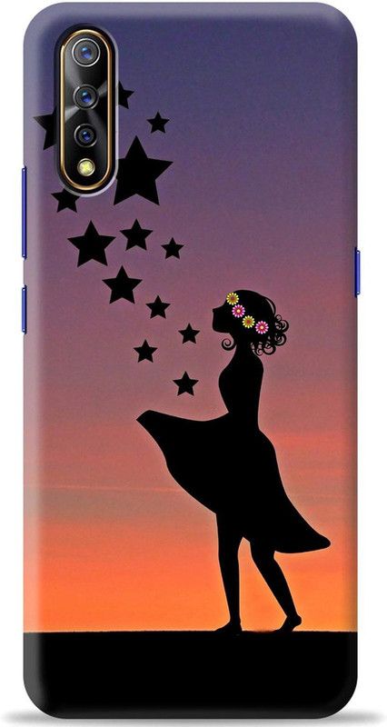 Crafter Back Cover for Vivo Z1x  (Black, Shock Proof, Pack of: 1)