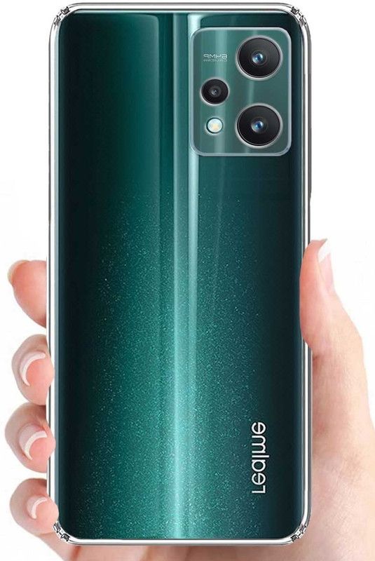 CELLCAMPUS Back Cover for Realme 9 Pro 5G  (Transparent, White, Grip Case, Pack of: 1)
