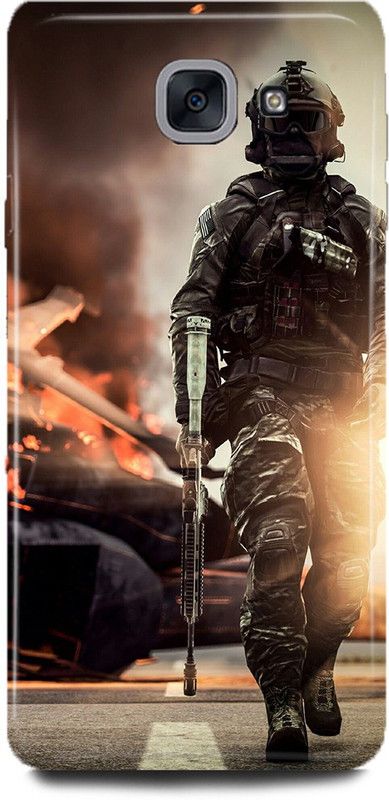 MP ARIES MOBILE COVER Back Cover for SAMSUNG Galaxy On Max, indian army soldier Army Uniform Military Como Comoflage Dress code  (Multicolor, Hard Case, Pack of: 1)