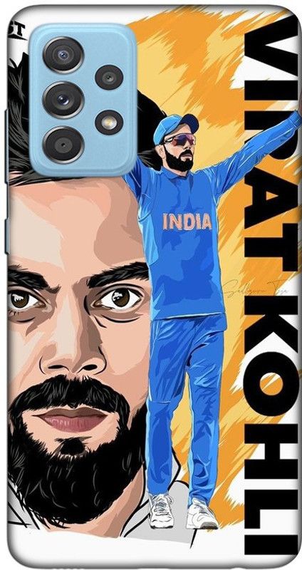 CROKIAN Back Cover for Samsung Galaxy A52s,Samsung Galaxy A52 Virat Kohli Back Cover  (White, Hard Case, Pack of: 1)
