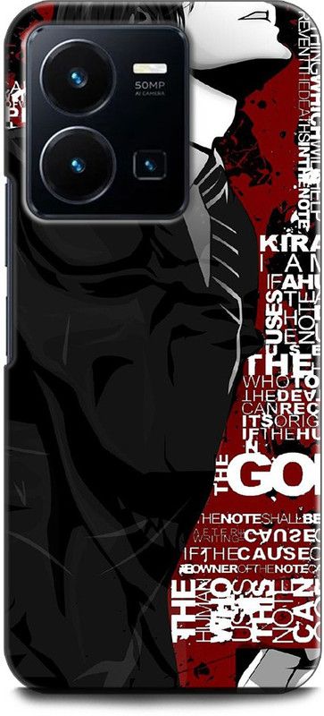 WallCraft Back Cover for Vivo Y35, V2205 DEATH NOTE, COMIC, DEATH STAR, ANIME  (Multicolor, Dual Protection, Pack of: 1)