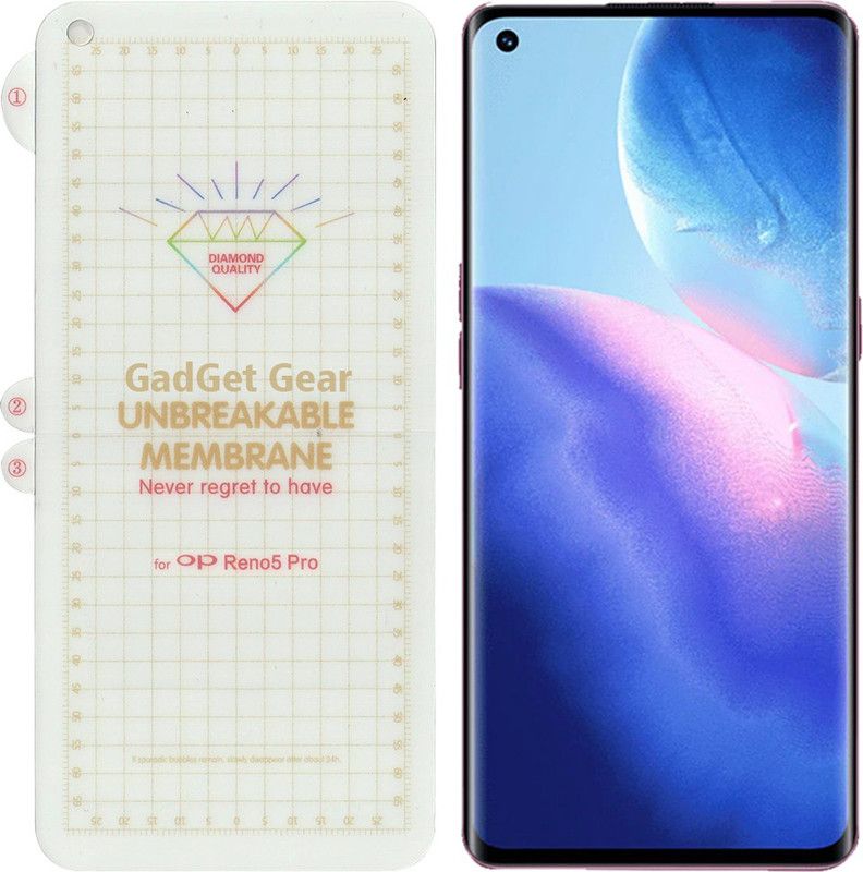 Gadget Gear Screen Guard for OPPO Reno 5 Pro (Clear)  (Pack of 1)