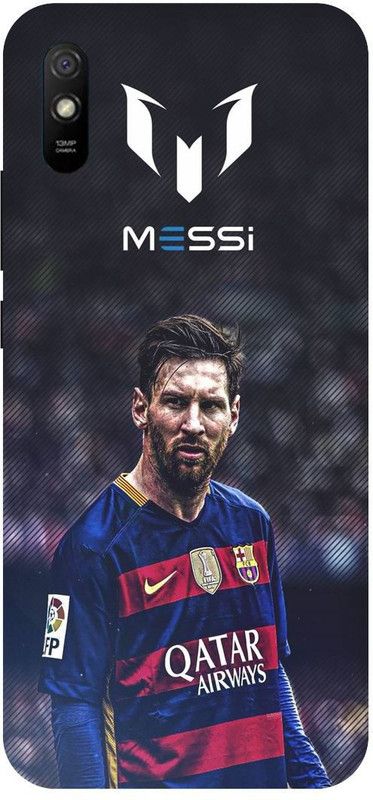THE NARAYANA COLLECTIONS Back Cover for REDMI 9A SPORT-LIONEL,MESSI,FOOTBALL,SPORTS  (Multicolor, Hard Case, Pack of: 1)
