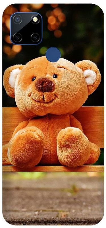 URCHIN Back Cover for Narzo 30A teddy bear, love, cute, I love you, cute teddy, miss you  (Multicolor, Shock Proof)