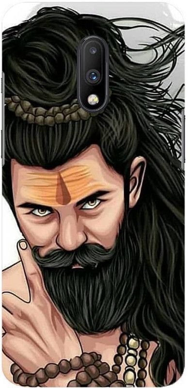 NDCOM Back Cover for Oneplus 7 Shankar Mahadeo Printed  (Multicolor, Hard Case, Pack of: 1)
