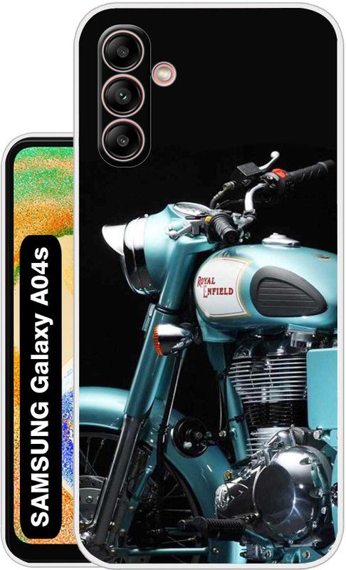 Case Club Back Cover for SAMSUNG Galaxy A04s  (Blue, Black, Grip Case, Silicon, Pack of: 1)