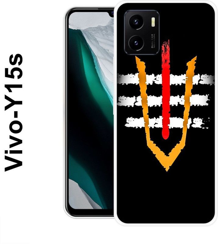 REALKING Back Cover for Vivo Y15s  (Multicolor, Silicon)