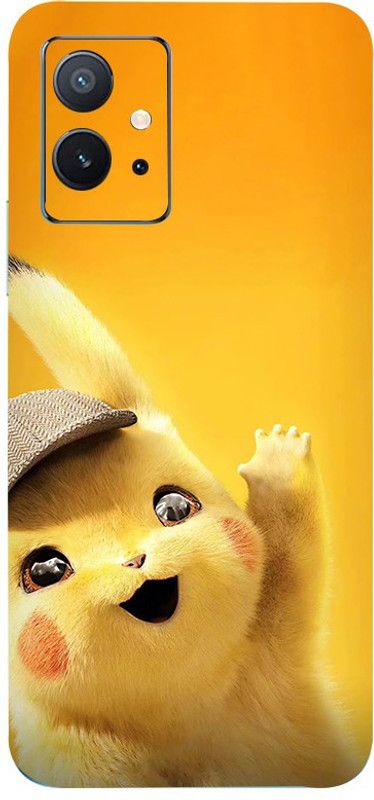 Jeeva Creation Vivo IQOO Z6 Mobile Skin  (Ultra Super Baby Pikachu Skin With High Matte Finish.)