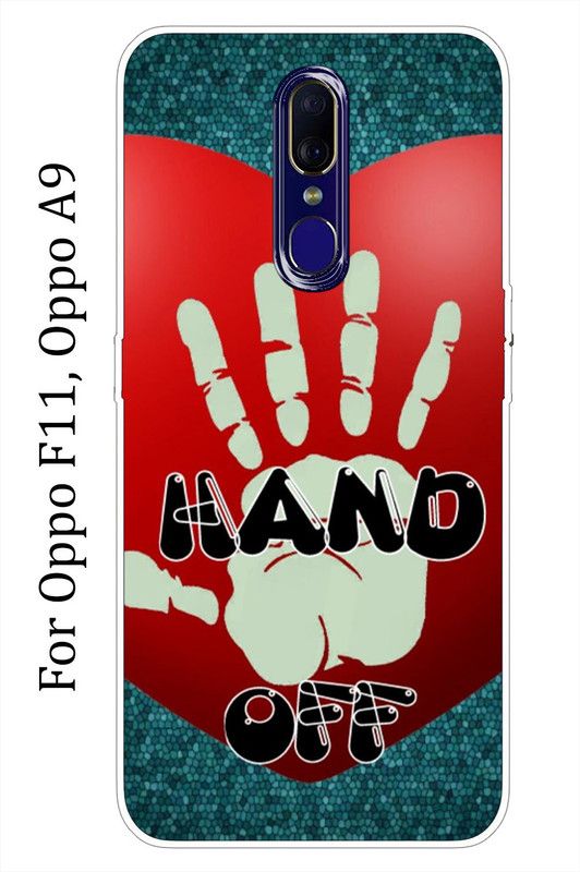 BeauCase Back Cover for OPPO F11, Oppo A9  (Blue, Red, Grip Case, Silicon, Pack of: 1)