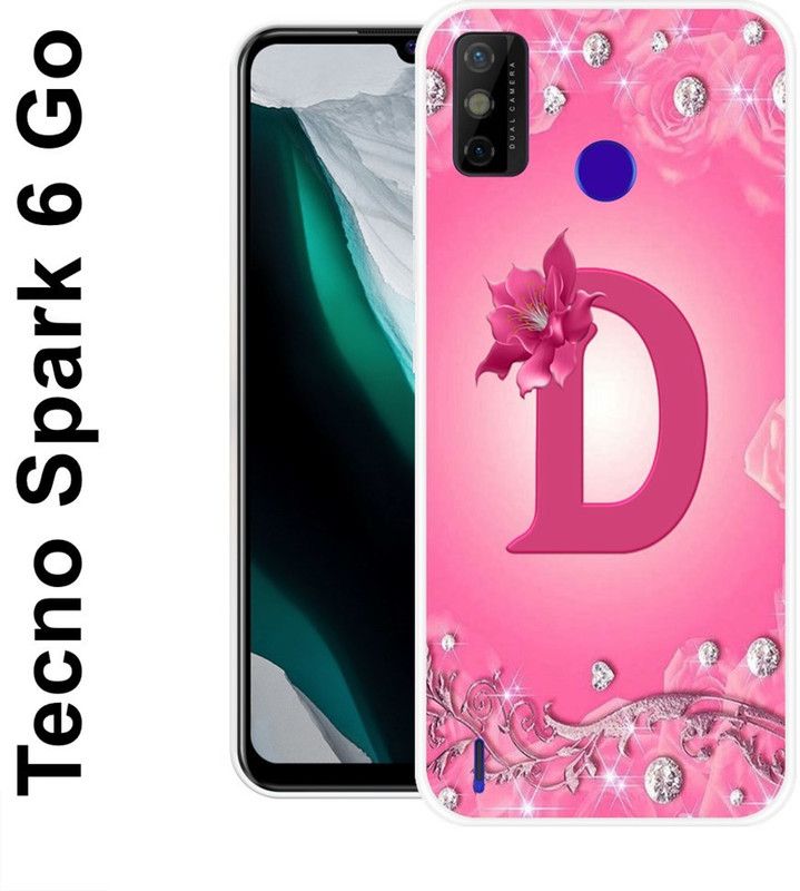 SUPER CASE Back Cover for Tecno Spark 6 Go, Tecno Spark Go 2021  (Pink, Grip Case, Silicon)