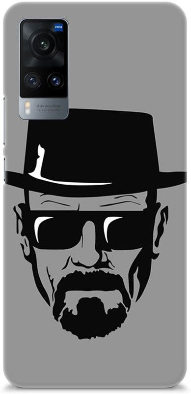 Chiraiyaa Back Cover for vivo X60  (Black, Grey)