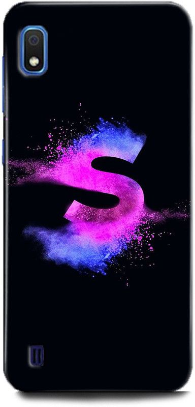 WallCraft Back Cover for Samsung Galaxy A10 S, S LETTER, S ALPHABET, DESIGN  (Multicolor, Dual Protection, Pack of: 1)
