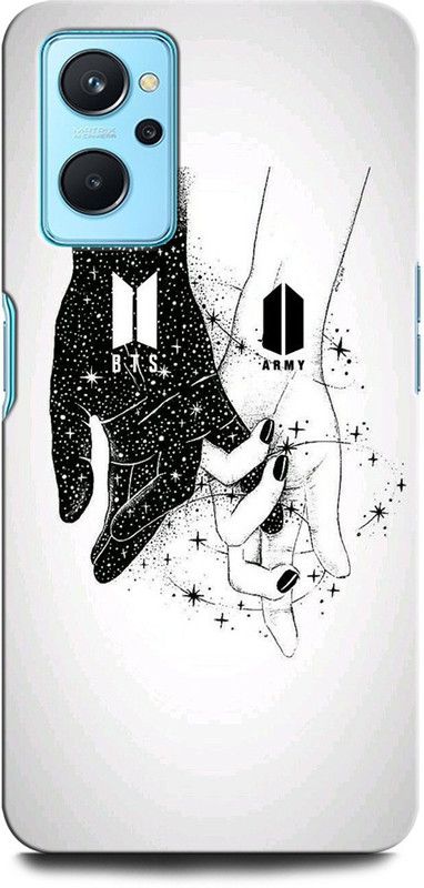 GRAFIQE Back Cover for Realme 9i BTS X ARMYJUNGSHOOK, KOREAN, HEARTBEAT, BTS, BEAT, SINGER  (Multicolor, Shock Proof, Pack of: 1)