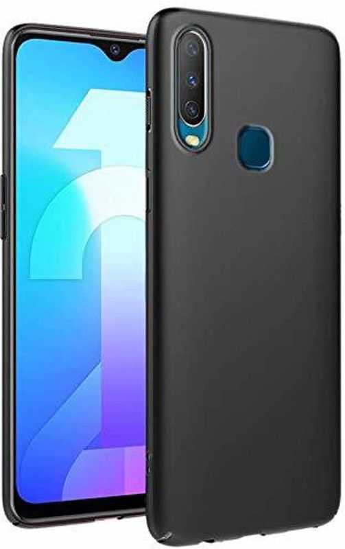 S-Softline Back Cover for Vivo Y15  (Black, Flexible, Pack of: 1)