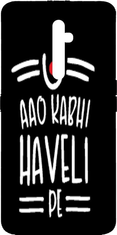 PrintKing Back Cover for OPPO Reno 2z(Quote Cover, Aao Kabhi Haveli Pe Quote, Quote, Designer )  (Multicolor, Waterproof, Silicon, Pack of: 1)