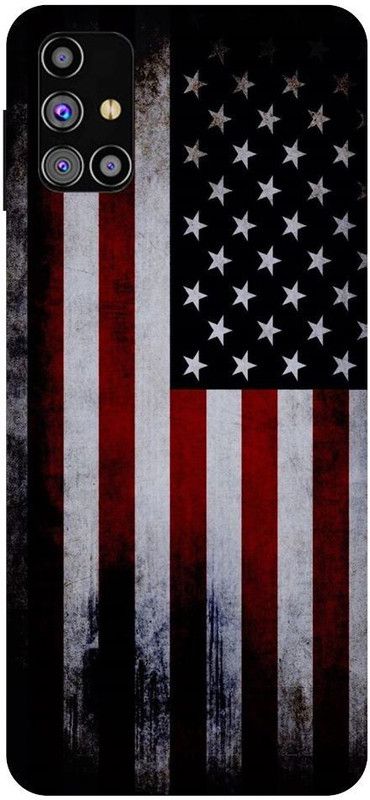 URCHIN Back Cover for Samsung M30s America flag, american , flsg of america, America flag  (Multicolor, Shock Proof, Pack of: 1)