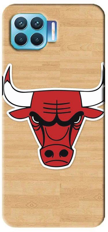 NDCOM Back Cover for OPPO F17 PRO Bulls Printed  (Multicolor, Hard Case, Pack of: 1)