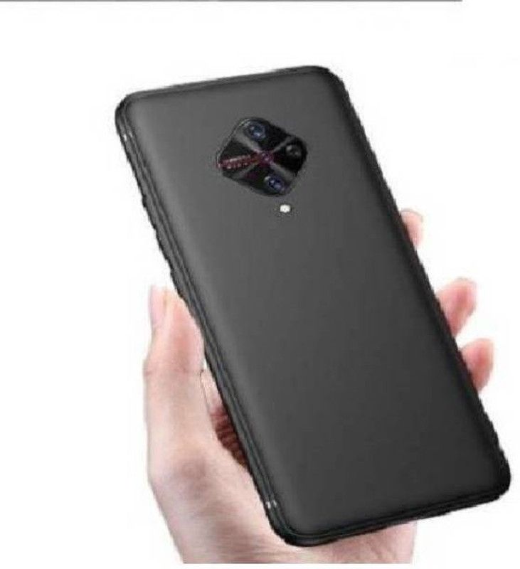 Sarju Back Cover for Vivo S1 Pro  (Black, Grip Case, Pack of: 1)