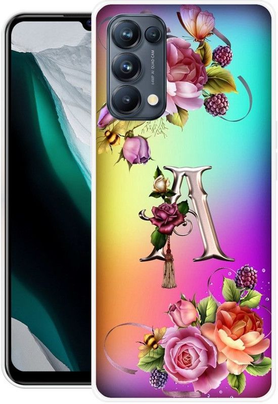 PINKZAP Back Cover for Oppo Reno 5 Pro 5G  (Multicolor, Grip Case, Silicon, Pack of: 1)