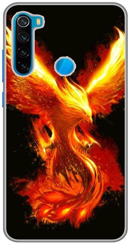 CROKIAN Back Cover for Redmi Note 8 Fire Eagle Back Cover  (Multicolor, Hard Case, Pack of: 1)