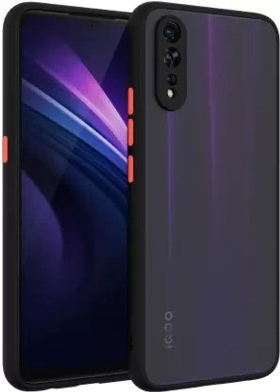 ikazs Back Cover for Vivo S1,Vivo Z1x  (Black, Shock Proof, Pack of: 1)