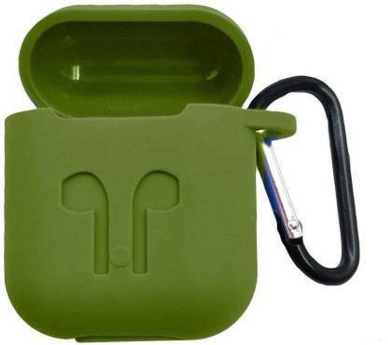 slipslop Silicone Press and Release Headphone Case  (green)