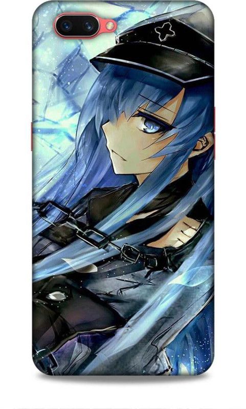 Keviv Back Cover for Realme C1  (Blue, Black, 3D Case, Pack of: 1)