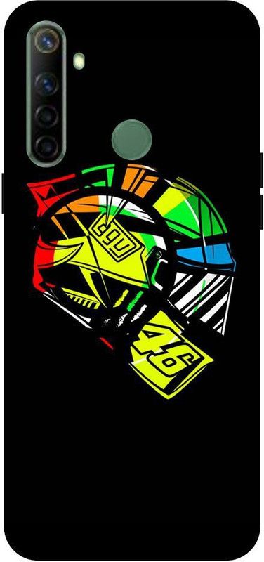 URCHIN Back Cover for Realme5 valentino rossi, vr46, vr46 helmet, agv, bike rider, motogp  (Multicolor, Shock Proof, Pack of: 1)
