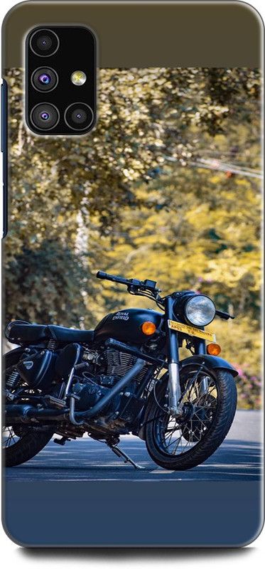 Afterglow Back Cover for SAMSUNG Galaxy M31s ROYAL ENFIELD, BIKE, MOTORCYCLE, MOTORBIKE  (Multicolor, Shock Proof, Pack of: 1)