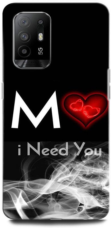 ORBIQE Back Cover for OPPO F19 Pro+ 5G CPH2213 M LOVE, M LETTER, M ALPHABET, DESIGN  (Multicolor, Hard Case)