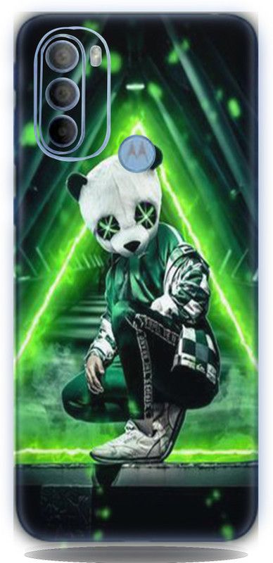 Mclaxa Stylish Panda Mobile Back Skin, Stylish Panda, Motorola G31 Mobile Skin  (Stylish Panda Skin With Super Matte Finish)