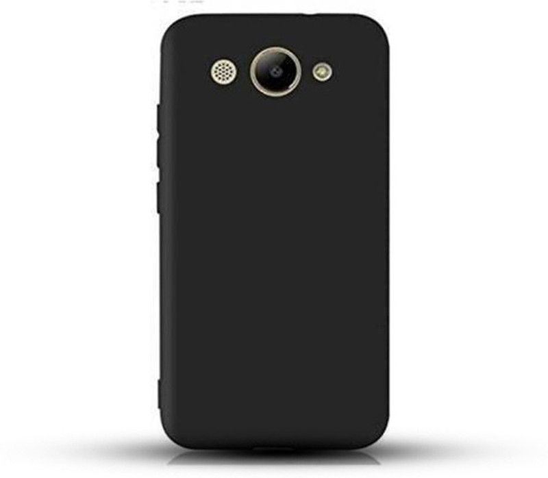 FONECASE Back Cover for Honor Y3 2017  (Black, Flexible, Pack of: 1)